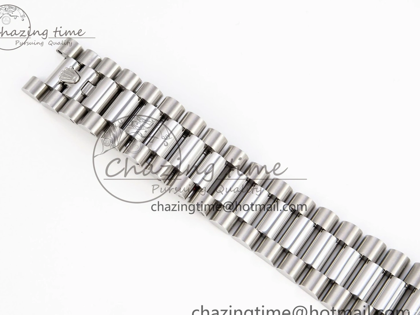 MiroTime 0328 ComfortFit DayDate 40 SS GSF Gain Weight Gray Stick Dial on President Bracelet A 1927